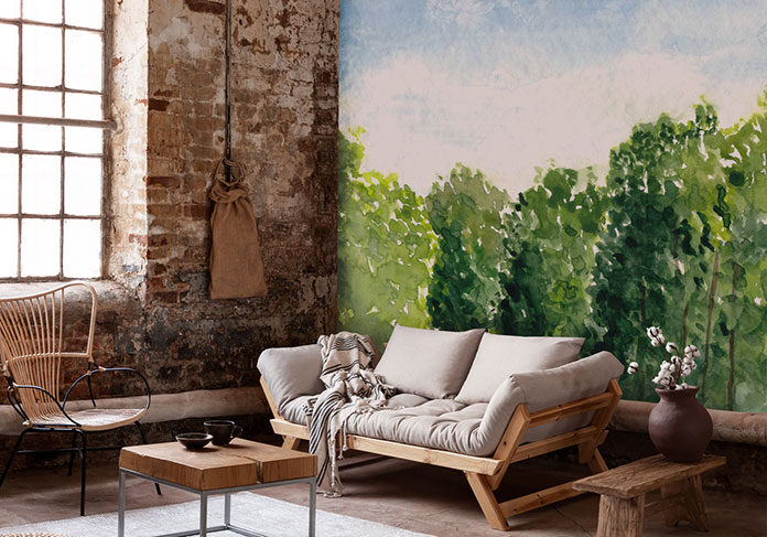 Leśna fototapeta – nastrojowa ozdoba w kilku odsłonach